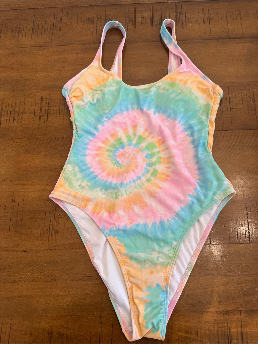 Pastel Tie-Dye One-Piece Swimsuit - Women